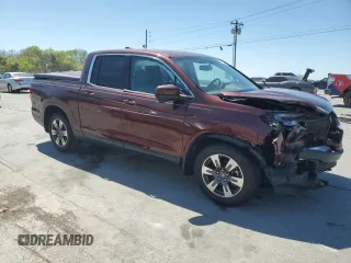 2017 Honda Ridgeline RTL-T with VIN 5FPYK2F6XHB004078, listed as a Copart auction lot 53120405 with 109,313 mi miles and Salvage title. Bid and sale history available at DreamBid. Image 4.