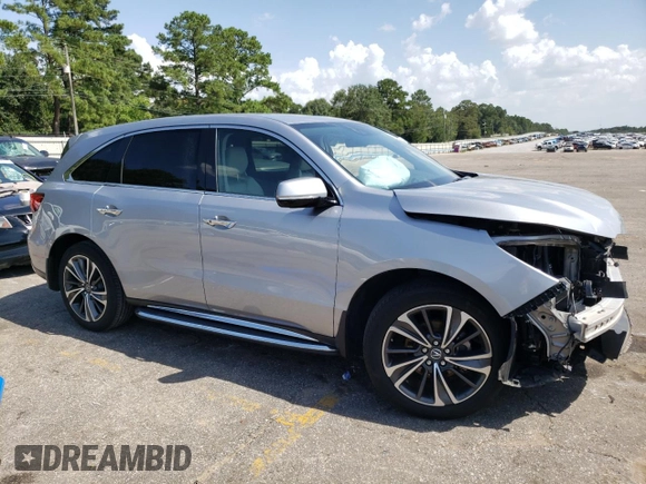 2020 Acura MDX w/Technology Pkg with VIN 5J8YD3H57LL012160, listed as a Copart auction lot 65975034 with 48,806 mi miles and Salvage Title. Bid and sale history available at carsss.com. Image 4.