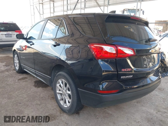 2021 Chevrolet Equinox LS with VIN 3GNAXHEV0MS123855, listed as a IAAI auction lot 42363296 with 32,810 mi miles and . Bid and sale history available at DreamBid. Image 3.