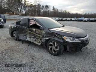 2016 Honda Accord Sedan LX with VIN 1HGCR2F37GA240779, listed as a Copart auction lot 86540084 with 52,356 mi miles and Salvage Title. Bid and sale history available at carsss.com. Image 4.