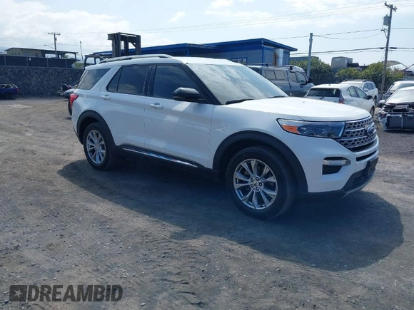 2021 Ford Explorer Limited with VIN 1FMSK8FH9MGC09079, listed as a IAAI auction lot 41645968 with 38,363 mi miles. Bid and sale history available at carsss.com. Image 1.