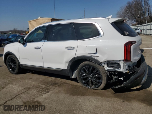 2022 Kia Telluride SX with VIN 5XYP54HC8NG201913, listed as a Copart auction lot 49168945 with 46,036 mi miles and Salvage title. Bid and sale history available at DreamBid. Image 2.