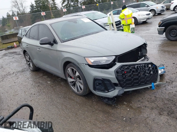 2022 Audi SQ5 Sportback Premium Plus z VIN WA124AFY0N2035403, wystawiony jako IAAI lot #41630485 z przebiegiem 31 342 mil mil oraz . Historia ofert i sprzedaży dostępna na DreamBid. Obrazek 1.