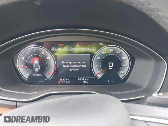 2022 Audi Q5 S line Premium Plus with VIN WA1EAAFY2N2081546, listed as a IAAI auction lot 42255043 with 33,371 mi miles and . Bid and sale history available at DreamBid. Image 7.