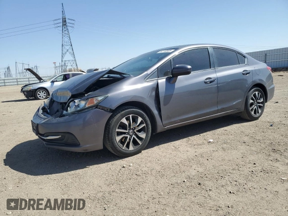 2015 Honda Civic EX with VIN 2HGFB2F81FH565277, listed as a Copart auction lot 54118905 with 229,759 mi miles and Salvage Title. Bid and sale history available at carsss.com. Image 1.