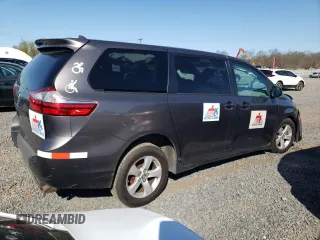 2019 Toyota Sienna L with VIN 5TDZZ3DC2KS989647, listed as a Copart auction lot 53489345 with 128,148 mi miles and Clean Title. Bid and sale history available at carsss.com. Image 3.
