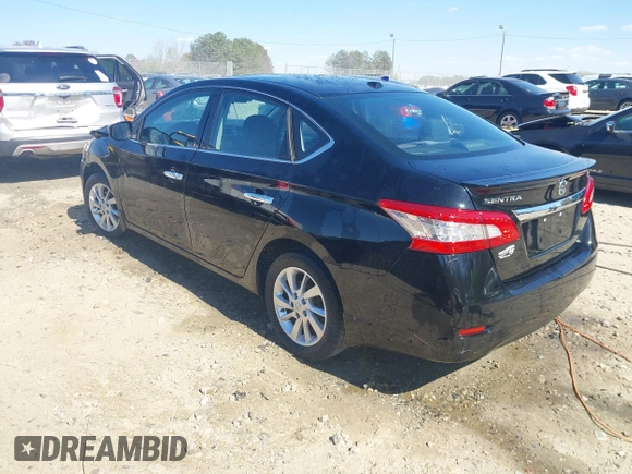 2015 Nissan Sentra S with VIN 3N1AB7AP7FY320503, listed as a IAAI auction lot 41899135 with 199,262 mi miles and . Bid and sale history available at DreamBid. Image 3.