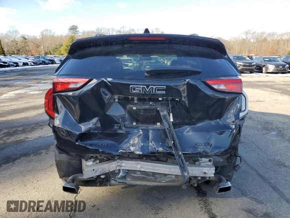 2019 GMC Terrain SLE with VIN 3GKALTEX8KL298018, listed as a Copart auction lot 41871205 with 76,169 mi miles and Salvage Title. Bid and sale history available at carsss.com. Image 6.