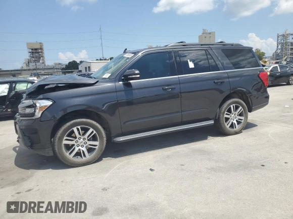 2022 Ford Expedition XLT with VIN 1FMJU1HT0NEA56894, listed as a Copart auction lot 63806955 with 23,697 mi miles and Clean title. Bid and sale history available at DreamBid. Image 1.