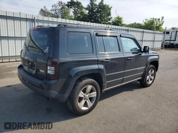 2014 Jeep Patriot Latitude with VIN 1C4NJRFB8ED717276, listed as a Copart auction lot 62717775 with 108,933 mi miles and Salvage title. Bid and sale history available at DreamBid. Image 3.