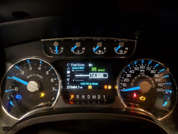 2013 Ford F-150 XL with VIN 1FTFW1EF8DKF13860, listed as a Copart auction lot 51585815 with 273,464 mi miles and Salvage Title. Bid and sale history available at carsss.com. Image 9.