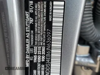 2018 Mercedes-Benz CLA with VIN WDDSJ4EB6JN636097, listed as a Copart auction lot 57271483 with 50,804 mi miles. Bid and sale history available at carsss.com. Image 12.