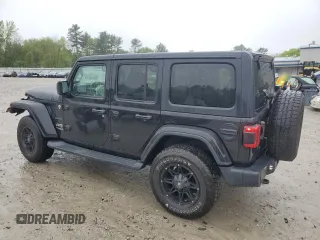 2019 Jeep Wrangler Unlimited Sahara with VIN 1C4HJXEG9KW531423, listed as a Copart auction lot 55577875 with 62,825 mi miles and Non repairable. Bid and sale history available at DreamBid. Image 2.