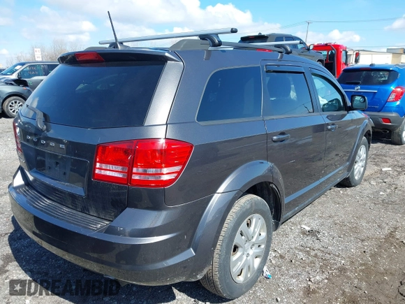 2018 Dodge Journey SE with VIN 3C4PDCAB3JT506088, listed as a IAAI auction lot 41969875 with 47,567 mi miles and . Bid and sale history available at carsss.com. Image 4.