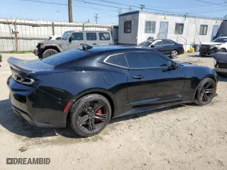 2017 Chevrolet Camaro ZL1 with VIN 1G1FJ1R62H0182079, listed as a Copart auction lot 52446335 with 21,652 mi miles and Salvage Title. Bid and sale history available at carsss.com. Image 3.