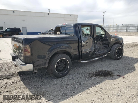 2007 Ford F-150 XLT with VIN 1FTPW12V67KB03370, listed as a Copart auction lot 54093395 with 194,945 mi miles and Salvage Title. Bid and sale history available at carsss.com. Image 3.