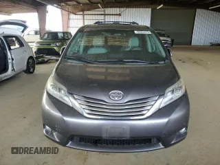 2015 Toyota Sienna Ltd with VIN 5TDDK3DC7FS127013, listed as a Copart auction lot 48323475 with 54,539 mi miles and Salvage Title. Bid and sale history available at carsss.com. Image 5.