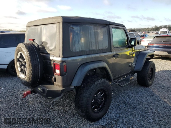 2018 Jeep Wrangler Sport with VIN 1C4GJXAG1JW219516, listed as a Copart auction lot 85608774 with 89,488 mi miles and Salvage Title. Bid and sale history available at DreamBid. Image 3.