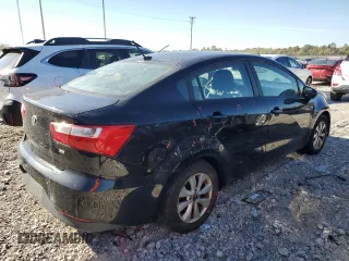 2017 Kia Rio LX with VIN KNADM4A3XH6063540, listed as a Copart auction lot 75802384 with 123,193 mi miles and Salvage Title. Bid and sale history available at carsss.com. Image 3.