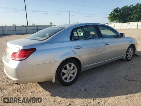 2007 Toyota Avalon XL with VIN 4T1BK36B57U174755, listed as a Copart auction lot 53083245 with 169,095 mi miles and Salvage Title. Bid and sale history available at carsss.com. Image 3.