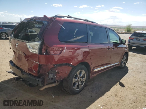 2019 Toyota Sienna SE с VIN 5TDEZ3DC6KS219708, выставлен на аукционе Copart как лот 53881225 с пробегом 116 807 миль миль и Списание • Salvage title. История ставок и продаж доступна на DreamBid. Изображение 3.