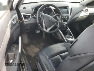 2014 Hyundai Veloster with VIN KMHTC6AD5EU213773, listed as a Copart auction lot 74619554 with 98,315 mi miles and Salvage Title. Bid and sale history available at carsss.com. Image 8.