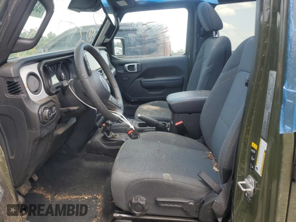 2024 Jeep Gladiator Sport S z VIN 1C6HJTAG5RL105858, wystawiony jako Copart lot #53345125 z przebiegiem 17 117 mil mil oraz Szkoda całkowita • Salvage title. Historia ofert i sprzedaży dostępna na DreamBid. Obrazek 7.