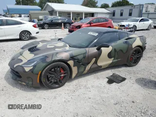 2016 Chevrolet Corvette Z51 2LT with VIN 1G1YK2D75G5108670, listed as a Copart auction lot 66790664 with 95,642 mi miles and Salvage Title. Bid and sale history available at carsss.com. Image 1.