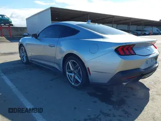 2024 Ford Mustang EcoBoost with VIN 1FA6P8TH8R5121807, listed as a IAAI auction lot 41582458 with 7,694 mi miles. Bid and sale history available at carsss.com. Image 3.