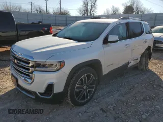 2020 GMC Acadia SLT with VIN 1GKKNML42LZ231292, listed as a Copart auction lot 87641585 with 60,885 mi miles and Salvage Title. Bid and sale history available at DreamBid. Image 1.