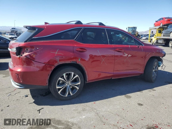 2020 Lexus RX with VIN JTJHZKEAXL2017805, listed as a Copart auction lot 47128195 with 42,076 mi miles and Salvage Title. Bid and sale history available at carsss.com. Image 3.