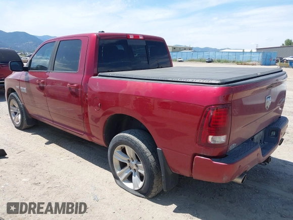 2014 Ram 1500 Sport with VIN 1C6RR7MTXES476978, listed as a IAAI auction lot 42481482 with 172,721 mi miles and . Bid and sale history available at DreamBid. Image 3.