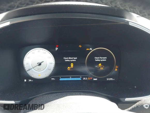 2023 Hyundai Santa Fe SEL with VIN 5NMS3DAJXPH568006, listed as a IAAI auction lot 41897908 with 31,375 mi miles and . Bid and sale history available at DreamBid. Image 7.