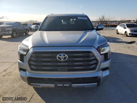 2023 Toyota Sequoia SR5 with VIN 7SVAAABA9PX003645, listed as a Copart auction lot 87644255 with 37,133 mi miles and Salvage Title. Bid and sale history available at carsss.com. Image 5.