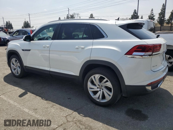 2021 Volkswagen Atlas SEL with VIN 1V2EE2CA1MC228616, listed as a Copart auction lot 54734225 with 46,369 mi miles and Salvage title. Bid and sale history available at DreamBid. Image 2.