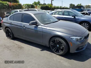 2018 BMW 3 Series 330i with VIN WBA8B9C54JK677077, listed as a Copart auction lot 60683205 with 71,120 mi miles and Salvage title. Bid and sale history available at DreamBid. Image 4.