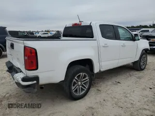 2022 Chevrolet Colorado 2WD Work Truck with VIN 1GCGSBEN9N1150506, listed as a Copart auction lot 46580195 with 43,610 mi miles and Salvage title. Bid and sale history available at DreamBid. Image 3.