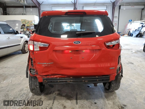 2020 Ford EcoSport S with VIN MAJ3S2FE7LC328353, listed as a Copart auction lot 41810795 with 84,103 mi miles and Salvage Title. Bid and sale history available at carsss.com. Image 6.