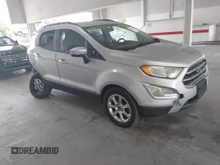 2019 Ford EcoSport SE z VIN MAJ3S2GE0KC258482, wystawiony jako IAAI lot #42371392 z przebiegiem 94 352 mil mil oraz . Historia ofert i sprzedaży dostępna na DreamBid. Obrazek 1.