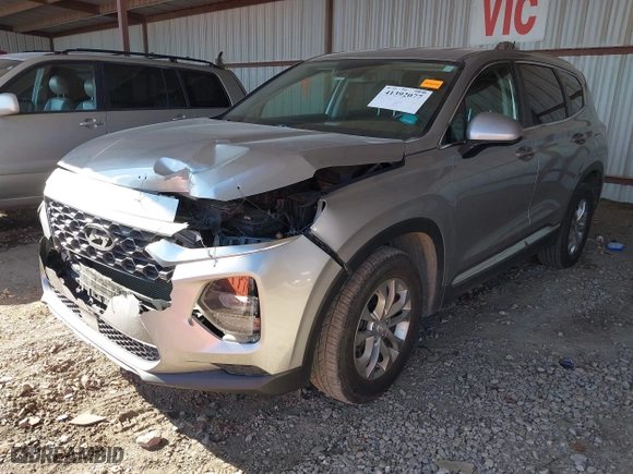2020 Hyundai Santa Fe SE with VIN 5NMS2CAD1LH229586, listed as a IAAI auction lot 41392077 with 100,228 mi miles. Bid and sale history available at carsss.com. Image 18.