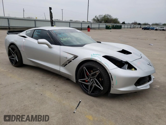 2017 Chevrolet Corvette 1LT with VIN 1G1YB2D75H5121081, listed as a Copart auction lot 43737223 with 32,917 mi miles. Bid and sale history available at carsss.com. Image 4.