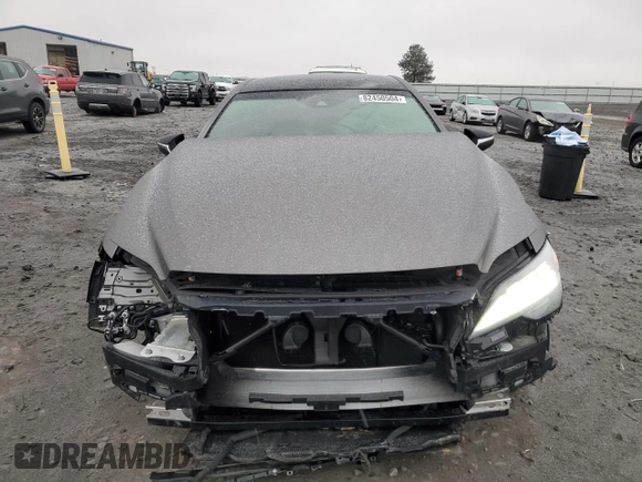 2021 Lexus LS with VIN JTHD51GF6M5009182, listed as a Copart auction lot 82450504 with 7,574 mi miles and Salvage Title. Bid and sale history available at carsss.com. Image 5.