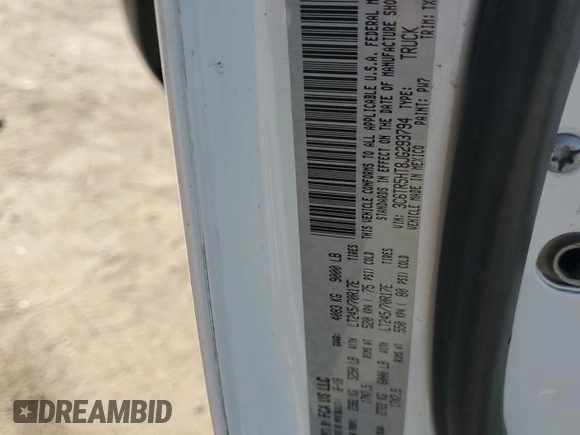 2018 Ram 2500 Tradesman с VIN 3C6TR5HT8JG293794, выставлен на аукционе Copart как лот 77013944 с пробегом 131 278 миль миль и Чистый • Clean title. История ставок и продаж доступна на DreamBid. Изображение 12.