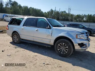 2017 Ford Expedition Max XLT with VIN 1FMJK1HT6HEA61107, listed as a Copart auction lot 43619345 with 168,523 mi miles and Salvage title. Bid and sale history available at DreamBid. Image 4.