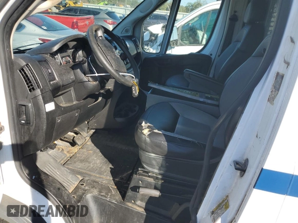 2018 Ram ProMaster Cargo with VIN 3C6URVHG0JE116949, listed as a Copart auction lot 79713714 with 156,081 mi miles and Clean Title. Bid and sale history available at DreamBid. Image 7.