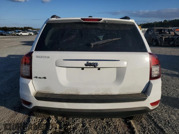 2016 Jeep Compass Sport with VIN 1C4NJDBB4GD713947, listed as a Copart auction lot 79004994 with 0 mi miles and Salvage Title. Bid and sale history available at carsss.com. Image 6.