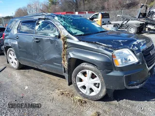 2017 GMC Terrain SLE with VIN 2GKALMEK3H6325083, listed as a IAAI auction lot 41546736 with 105,572 mi miles. Bid and sale history available at carsss.com. Image 1.