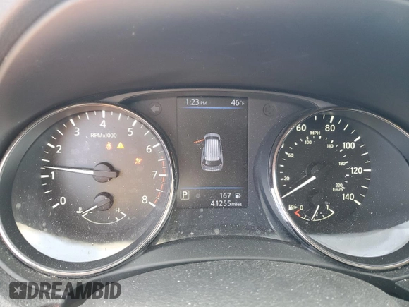 2018 Nissan Rogue SV with VIN KNMAT2MVXJP617573, listed as a Copart auction lot 49113385 with 41,255 mi miles and Salvage Title. Bid and sale history available at carsss.com. Image 9.