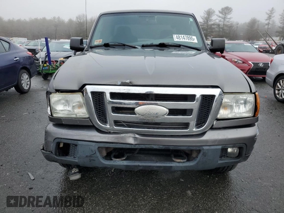 2006 Ford Ranger XLT with VIN 1FTZR45E16PA44050, listed as a Copart auction lot 48147895 with 156,710 mi miles and Salvage Title. Bid and sale history available at carsss.com. Image 5.