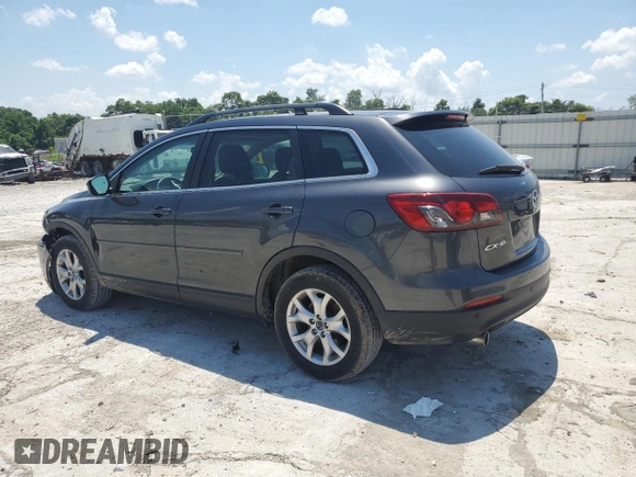 2014 Mazda CX-9 Touring with VIN JM3TB3CA6E0441708, listed as a Copart auction lot 61143785 with 173,562 mi miles and Salvage title. Bid and sale history available at DreamBid. Image 2.